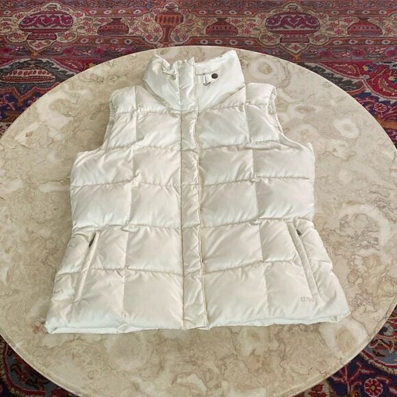 Eddie Bauer EB700 Goose Down Puffer Vest Jacket White - Picture 5 of 14